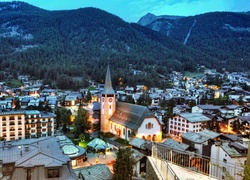 Zermatt, Szwajcaria, Panorama, Miasta