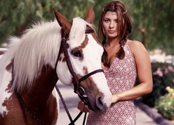 Piękna, Kobieta, Koń
