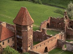 Ruiny, Zamku, Malbork