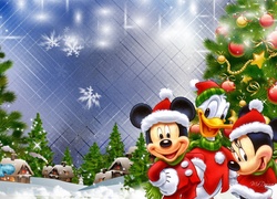 Myszka, Miki, Bałwanek, Święta