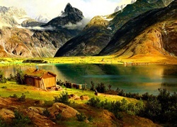 Góry, Jezioro, Chatka