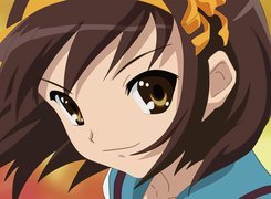 Suzumiya Haruhi No Yuuutsu, twarz, duże oczy