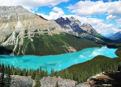 Kanada, Park Narodowy Banff, Góry Canadian Rockies, Jezioro Peyto Lake