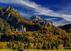 Zamek, Góry, Lasy, Jesień