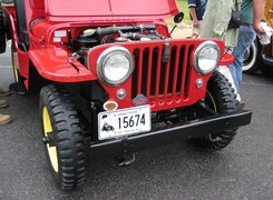 Willys, lampy przednie