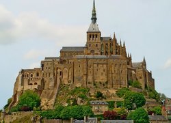 Francja, Normandia, Wyspa Mont-Saint-Michel, Opactwo św. Michała Archanioła