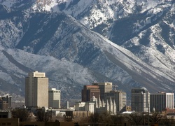 Stany Zjednoczone, Salt Lake City, Miasto, Drapacze Chmur, Góry