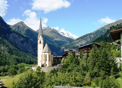 Kościół, Góry, Heiligenblut, Austria