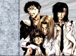 Saiyuki, okulary, papierosy