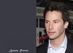 Keanu Reeves,czarna marynarka