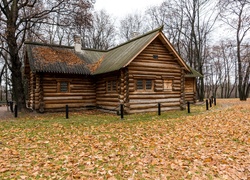 Jesień, Park, Dom