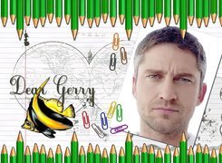 Gerard Butler,spinacz, rybka