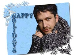 Gerard Butler,happy holidays