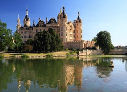 Niemcy, Schwerin, Zamek, Jezioro