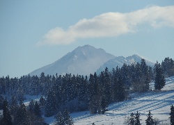 Góry, Śnieg, Zima
