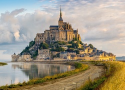 Mont, Saint, Michel, Normandia, Zamek