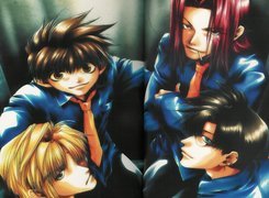 Saiyuki, krawaty, oczy