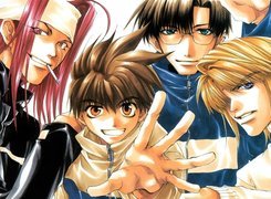 Saiyuki, ręka, postacie