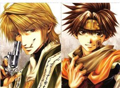 Saiyuki, gun, apaszka