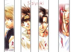 Saiyuki, rana, krew, papieros, korona