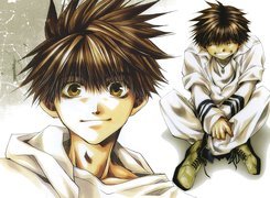 Saiyuki, człowiek, oczy