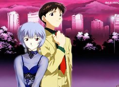 Neon Genesis Evangelion, ludzie, miasto