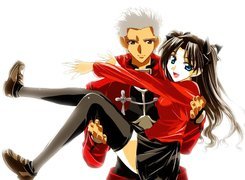 Fate Stay Night, ludzie, facet, kobieta