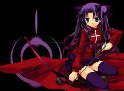 łuk, dziewczyna, broń, Fate Stay Night