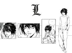 Death Note, komiks, stoi, zdjęcia