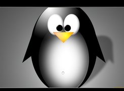 Linux, pingwin, grafika