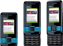 Nokia 7100, Granatowa, Niebieska, Rozsuwana