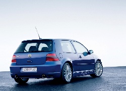 Golf 4, R32, Niebieski, Tył