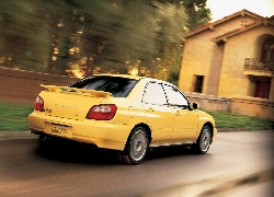 Żółte, Subaru Impreza