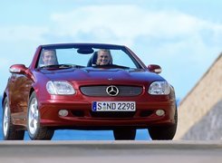 Mercedes, Bordowa, SLK