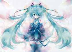 Miku, Włosy