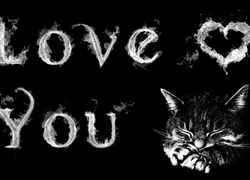 Kotek, Kocham, Cię, Serduszko