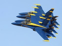 Czterej, Wspaniali, Blue, Angels, Boeing F/A 18-Hornet