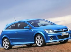 Niebieski, Opel Astra OPC