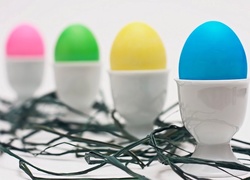 Kolorowe, Jajka, Wielkanoc