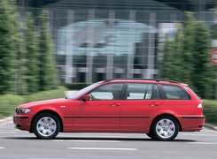Czerwony, BMW  E46, Kombi