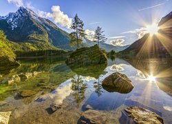 Alpy Bawarskie i jezioro Hintersee