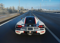 Gra, Forza Horizon 4, Koenigsegg, Biały