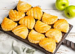 Ciasteczka francuskie z jabłkami