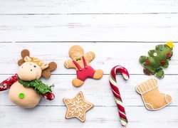 Ciasteczka i ozdoby świąteczne