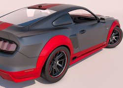 Czarno-czerwony, Ford Mustang GT 500