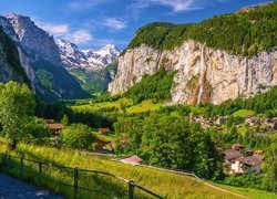 Dolina Lauterbrunnen w Szwajcarii