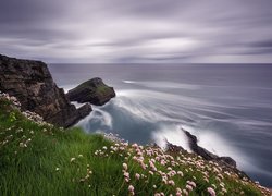 Wybrzeże, Skały, Cabo Vidio, Cudillero, Asturia, Hiszpania