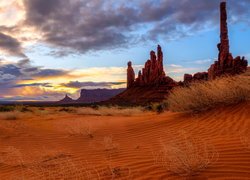 Stany Zjednoczone, Stan Utah, Wyżyna Kolorado, Region Monument Valley, Skały