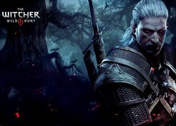 Geralt z Rivii w scenie z gry Wiedźmin 3: Dziki gon