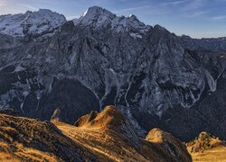 Góra Marmolada w Dolomitach